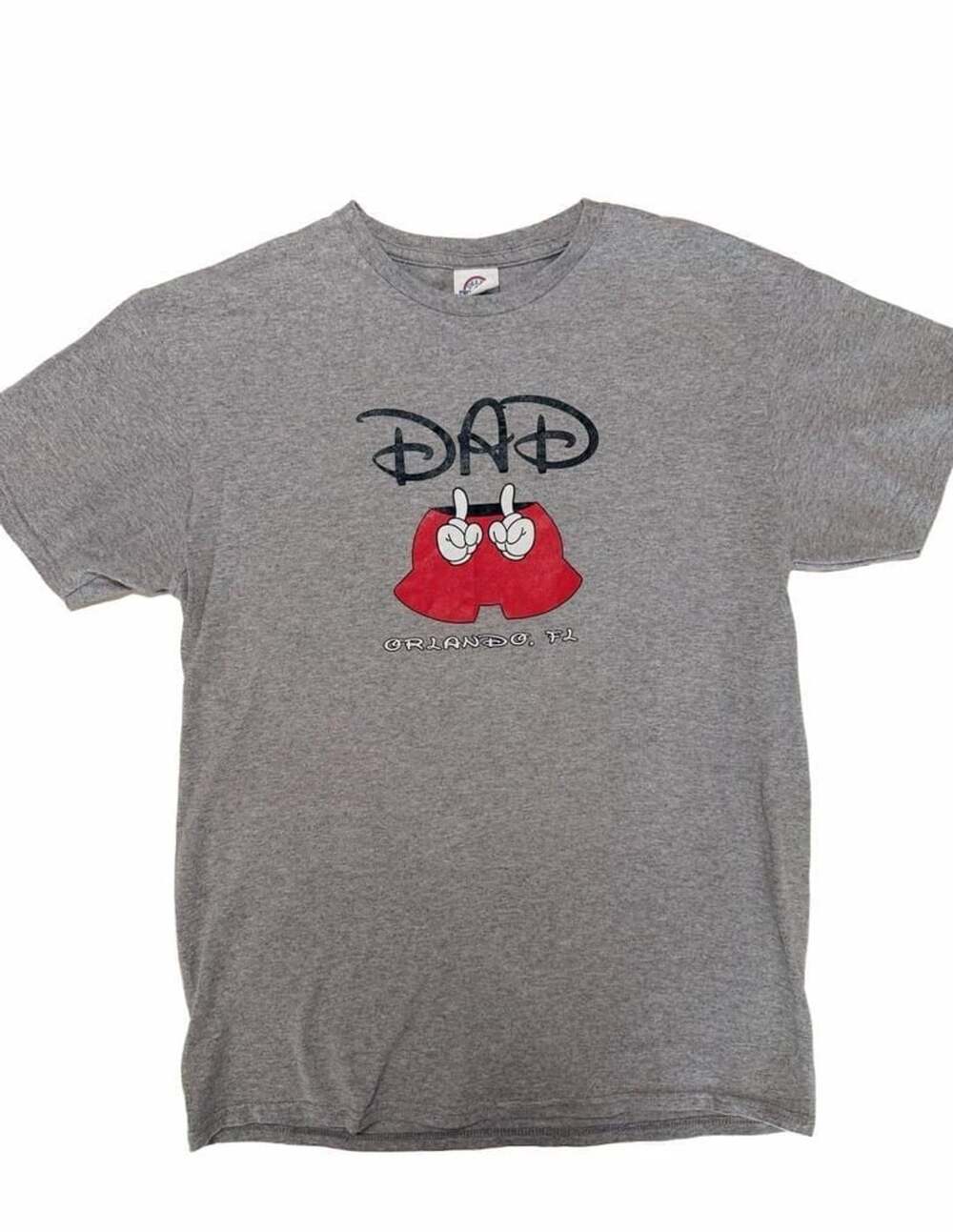 Delta Pro Weight Disney Dad Orlando FL T-Shirt Size M Gray EUC